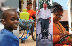 Image of disabled people using Assistive technology